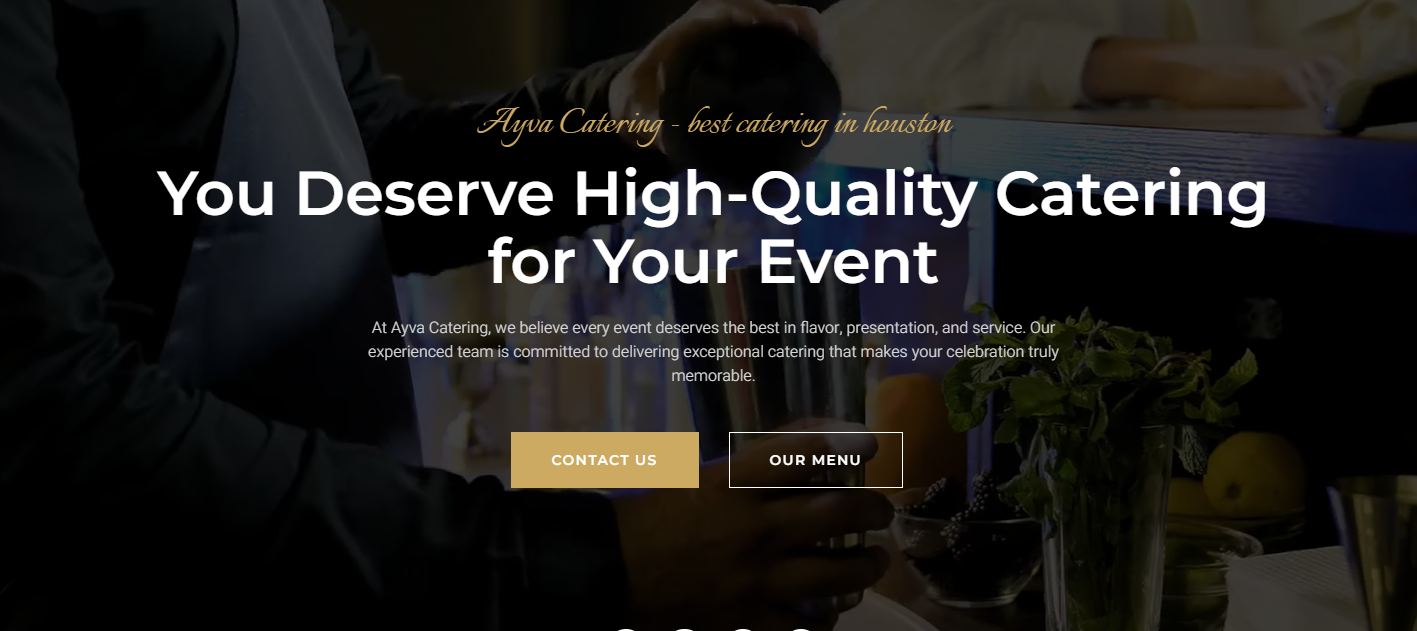 Cover Catering Website